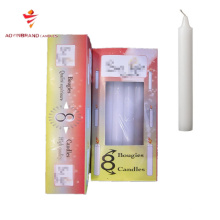 China Douala Cameroon Market 38g Household White Candle/ Velas/ Bougies